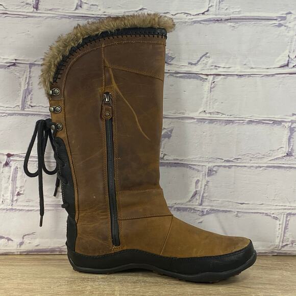 The North Face Janey II Luxe 200 Gram Primaloft Snow Boots Women's 7.5 Fur Trim - Picture 6 of 9